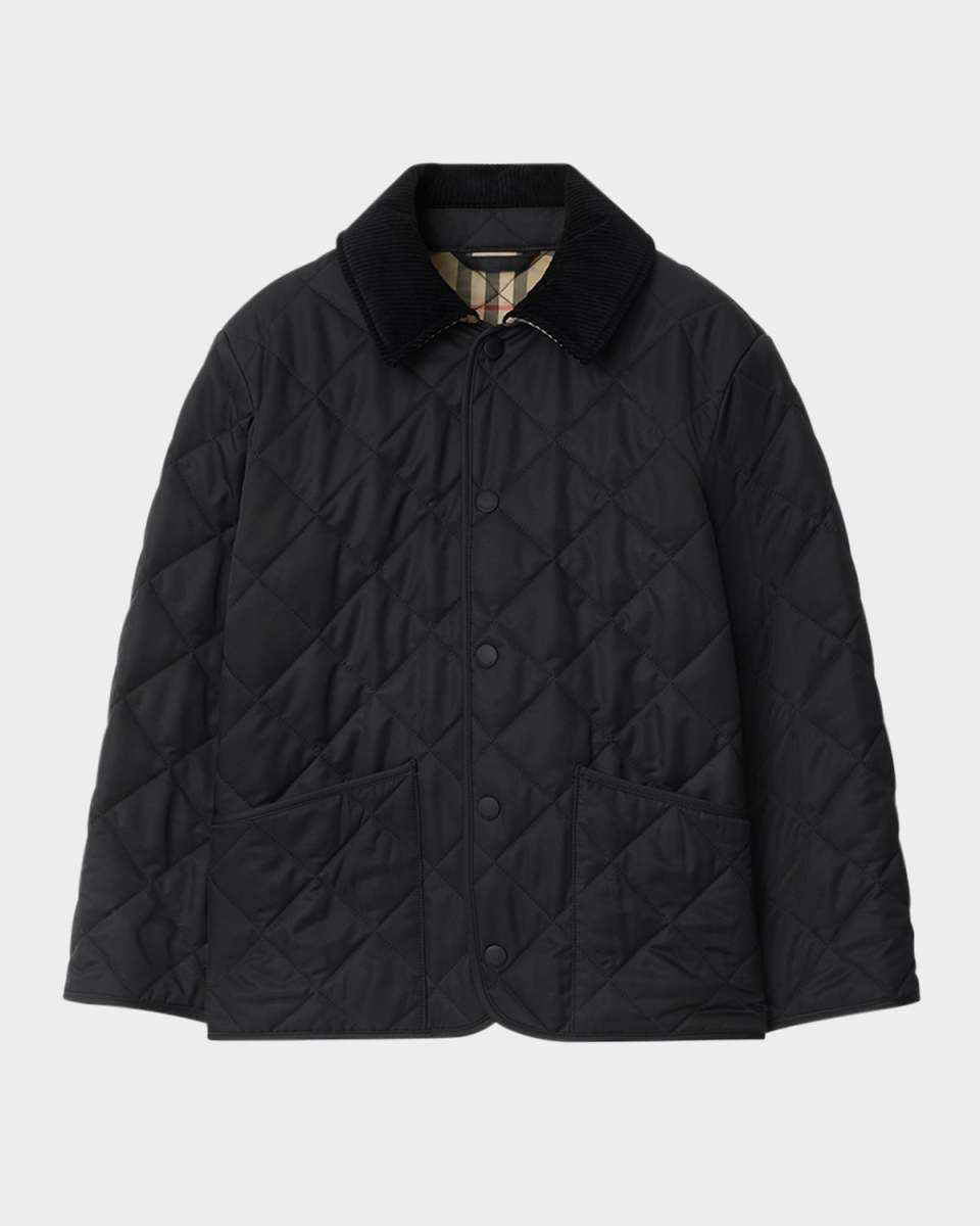 Boy's Milo Quilted Jacket, Size 3-14